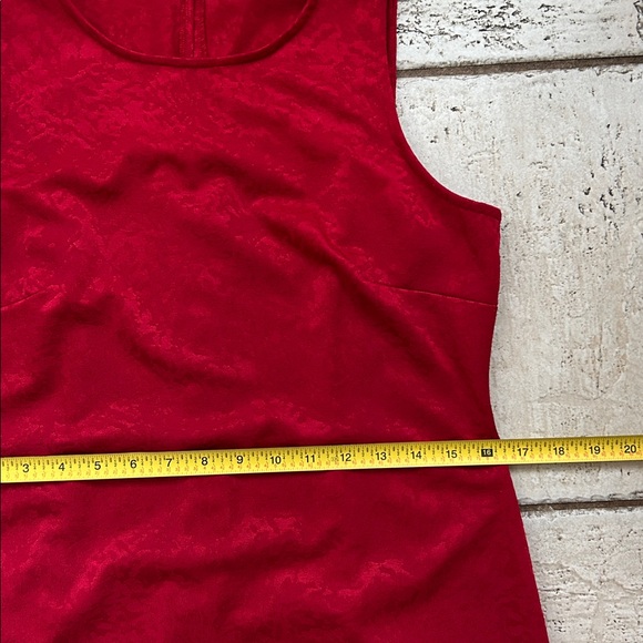 INC long red dress size 8 - Picture 9 of 10